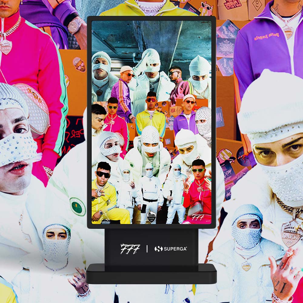 TRIPLOSETTE X SUPERGA cover artwork design