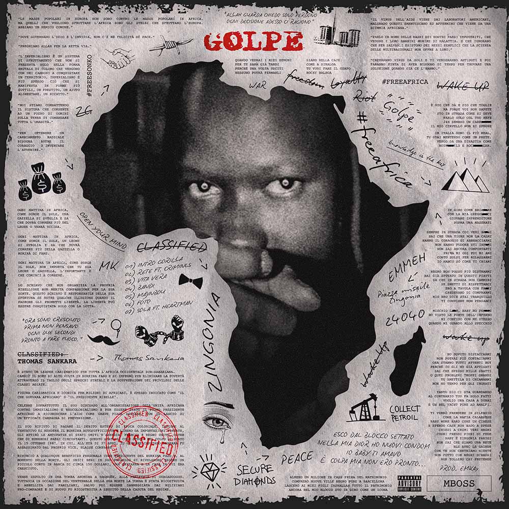 GOLPE front cover artwork Mboss